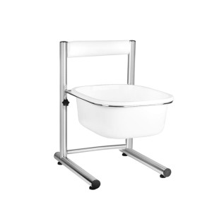 BRODZIK DO PEDICURE Z REGULOWANĄ WYSOKOŚCIĄ CHROM