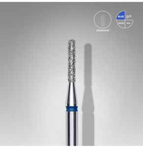 Frez Diamentowy Walec Zaokrąglony Gradacja Średnia 1,4mm FA30B014/8