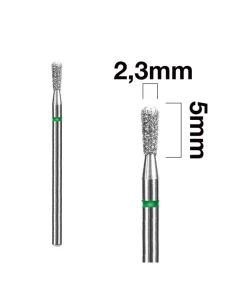 Frez zapałka zielony 2,3/5mm FA120G023/5