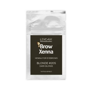 Henna pudrowa BrowXenna #205 Dark Blond w saszetce