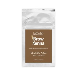 Henna pudrowa BrowXenna #203 Light Chestnut w saszetce