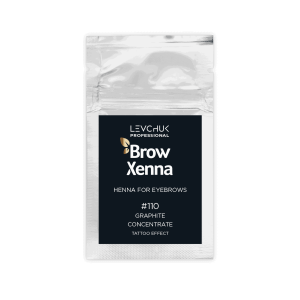 Henna pudrowa BrowXenna #110 Graphite Concentrate w saszetce