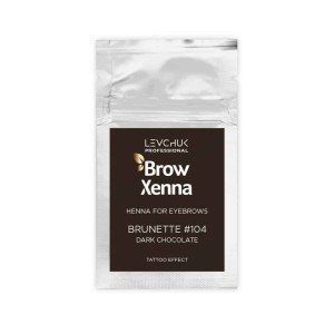 Henna pudrowa BrowXenna #104 Bitter Chocolate w saszetce
