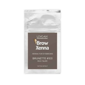 Henna pudrowa BrowXenna #103 Rich Brown w saszetce