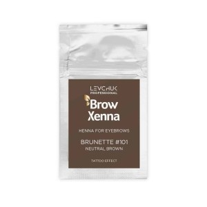 Henna pudrowa BrowXenna #101 Neutral Brown w saszetce