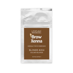 Henna pudrowa BrowXenna #204 Golden Blond w saszetce