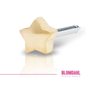 Złoty Tytan Medyczny Star 5mm 