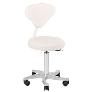 TABORET KOSMETYCZNY AZZURRO 057 BIAŁY