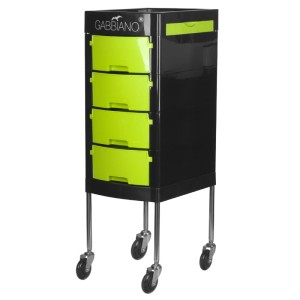 GABBIANO POMOCNIK FRYZJERSKI FT65-1 CZARNY/ZIELONY LIMONKOWY