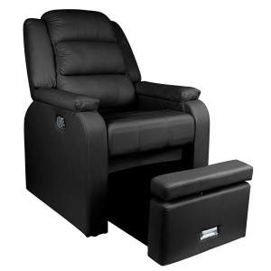 FOTEL SPA DO PEDICURE HILTON CZARNY