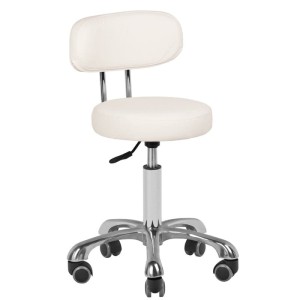 TABORET KOSMETYCZNY A-700 BIAŁY