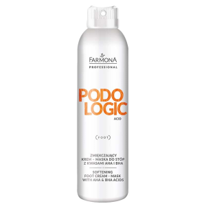 PODOLOGIC ACID Zmiękczający krem-maska do stóp z kwasami AHA i BHA, 150ml