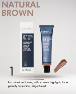 COMBINAL 2.0 Kremowa farba do brwi i rzęs NATURAL BROWN Nowość!
