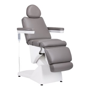 FOTEL KOSMETYCZNY ELEKTR. AZZURRO 878 5 SILN. SZARY