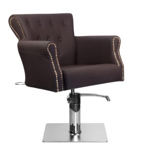 HAIR SYSTEM FOTEL FRYZJERSKI BER 8541 BRĄZOWY